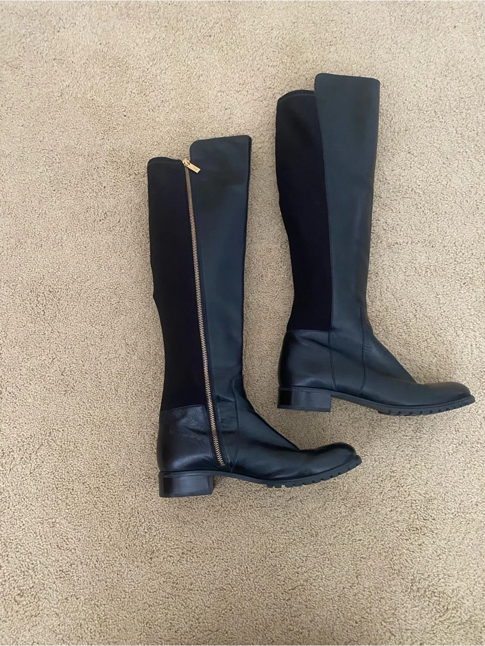 Michael Kors Leather & Stretch Boot